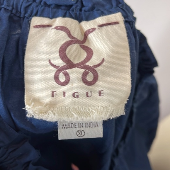 Figue Bella Short Dress Blue Color‎ Block - Picture 11 of 12